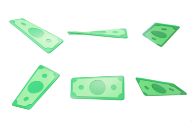 Dollar Finance International Trade currency Investment funds 3D