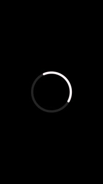 Circle Loading Indicators Icon Looping Animation video. Download progress, preloaded animation web design template, interface buffering upload. Science Futuristic Loading Circle Ring. Loading Transfer