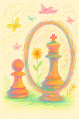 Little Friends in a Joyful Garden