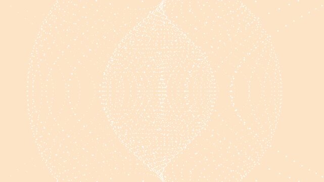 Ball dots pattern composed of white dots in an oval design, ideal for modern backgrounds, packaging, textiles, and stationery designs.