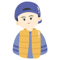 cute boy illustration