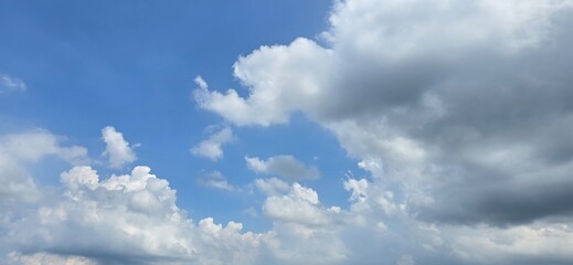 blue sky with clouds