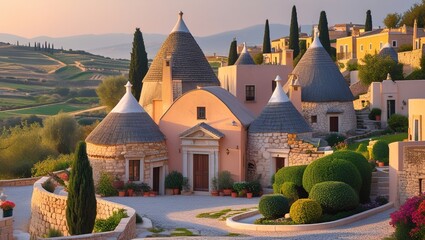 view of the old town of segovia castilla y leon spain