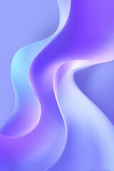 Smooth flowing abstract curves in shades of purple and blue with subtle light gradients