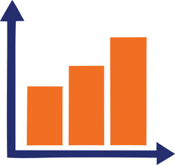 Visualizing growth trends simple bar chart showing upward progression of data across three stages