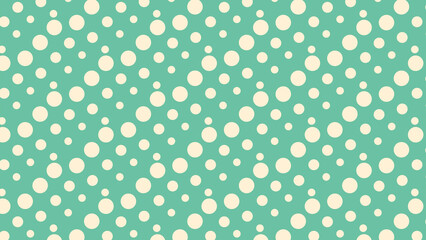 Polka dots vector pattern design

