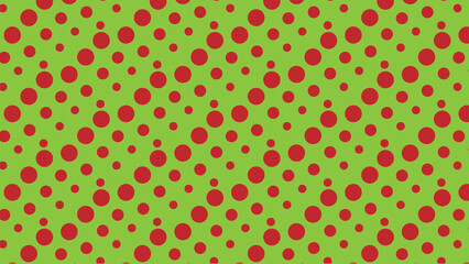 Polka dots vector pattern design

