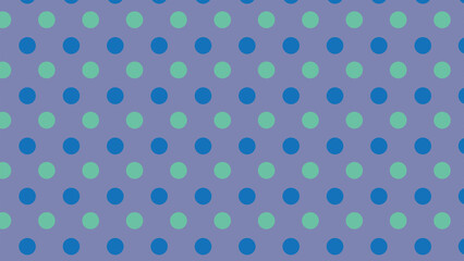 Polka dots vector pattern design

