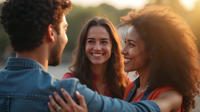 Showcase engaging diversity acceptance visuals capturing genuine cultural tolerance and community embrace using premium photostock imagery for impactful digital communication in  Photo Stock  Concept 