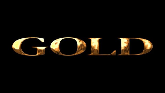Gold font effect gold bokeh