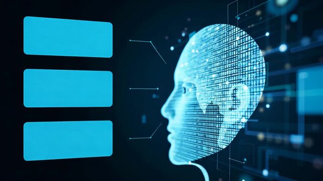 Advanced intelligent process automation optimizing operational workflows leveraging algorithmic precision digital transformation for enterprise efficiency in  Photo Stock  Concept  and empty space on 
