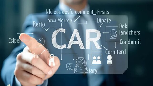 Visualizing Corporate Restructuring: A Strategic Realignment and Cost Optimization Journey for Enhanced Performance - Stock Photos with Left-Side Empty Space for Customization