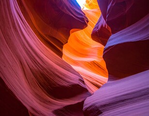 Obraz premium Vibrant sandstone canyon (1)