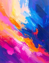 Abstract Painting Colors  
