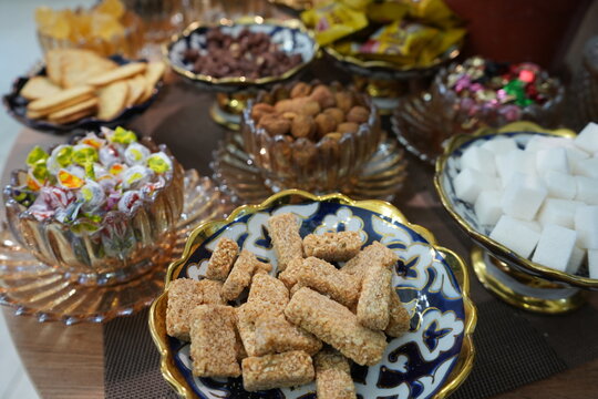 Uzbekistan Rock Sugar, Navat and Traditional Sweets &ndash; ウズベキスタン 伝統菓子 ナヴァット 