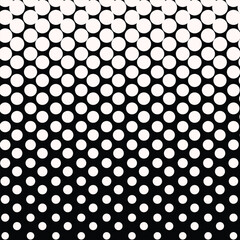 Abstract light white halftone dot pattern art.