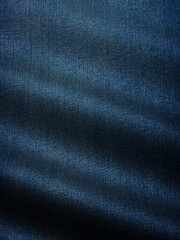Fototapeta premium Waves of Premium Denim Blue Prepared for Tailors’ Use 
