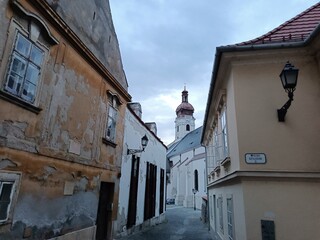 narrow street in old tallinn