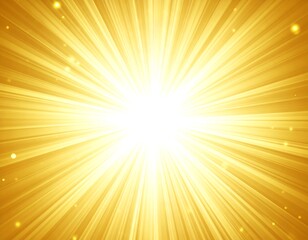 Radiant yellow burst