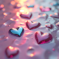 heart shaped confetti