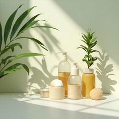 Sustainable product packaging, plant shadows
