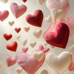 valentine hearts background