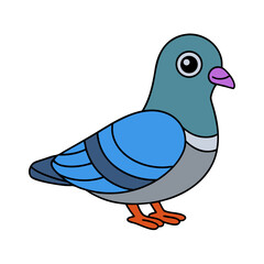 vector illustration of dove