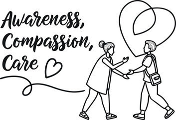 World Conjoined Twins Day Design. International Conjoined Twins Illustration. Global Conjoined Twins Awareness Art. Conjoined Twins Day Event Graphic. Conjoined Twins Health Awareness Poster