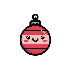 christmas ball with santa claus