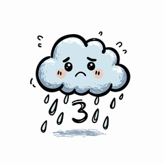 cloud, vector, illustration, sky, weather, design, icon, 