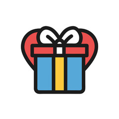 gift box with ribbon