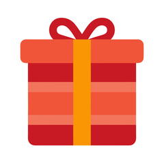 gift box with red ribbon