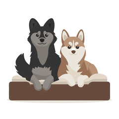 dog, animal, cartoon, pet, cat, vector, illustration, 