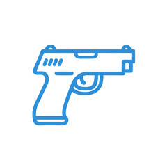gun, isolated, pistol, weapon, tool, symbol, 