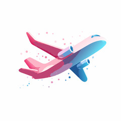 vector illustration of airplane