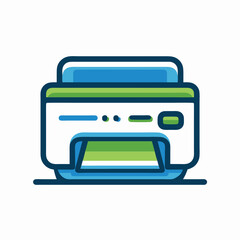 vector illustration of a printer icon