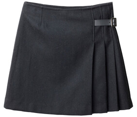 黒いキルトスカート