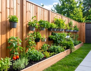 Backyard Vertical Garden