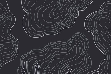 topographic map contour line surface black wallpaper