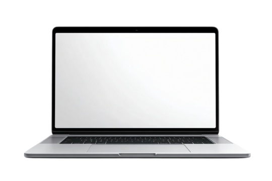 Sleek modern laptop with transparent screen overlay for designers