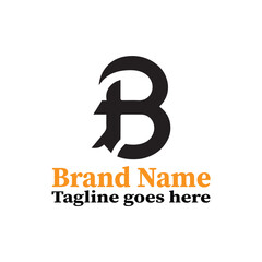 Obraz premium B Logo business concept design, a financial vector illustration showing money currency symbols, signs, and icons for a company's web marketing