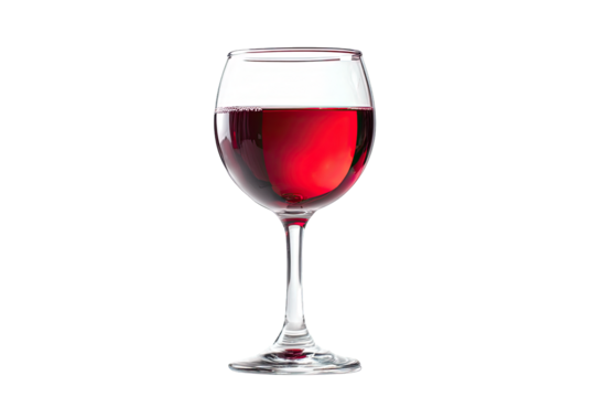 red wine glass isolated on white background celebration drink