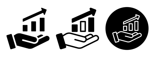 Profit Icon Collection Glyph & Mixed Style