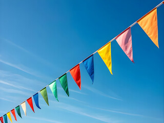 Diagonal Celebration Pennants