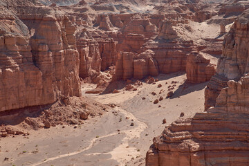 Experience the breathtaking beauty of a stunning desert canyon landscape