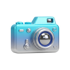 3D Photo Camera Icon