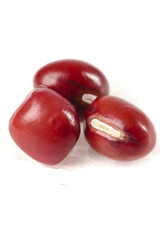 Red Kidney Beans Fresh Healthy Legumes Studio Shot White Background Nutrition Food Photography