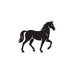 Obraz premium horse silhouette vector