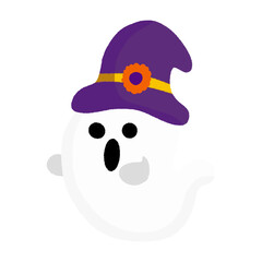 Halloween cartoon. Transparent background characters and icons.