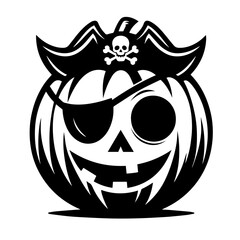 Halloween Pirate Punpkin-6
